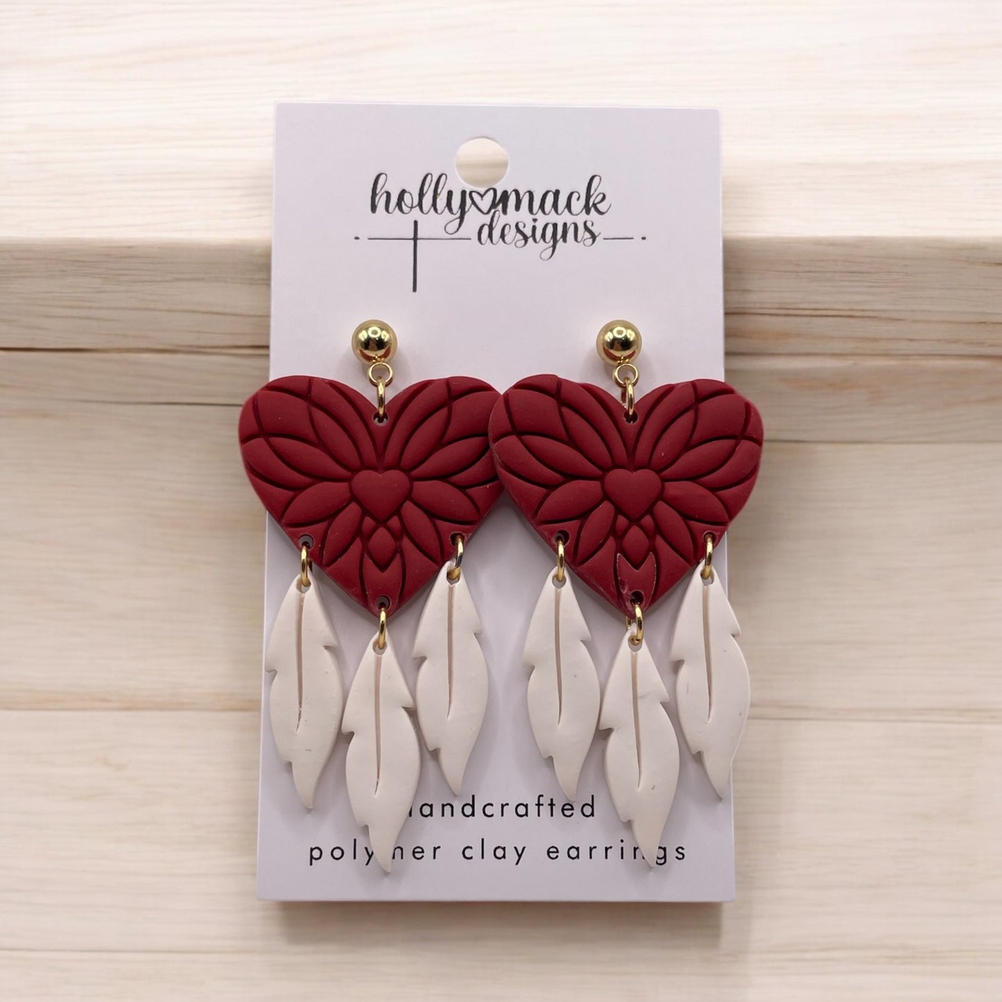 Heart Dreamcatcher Earrings