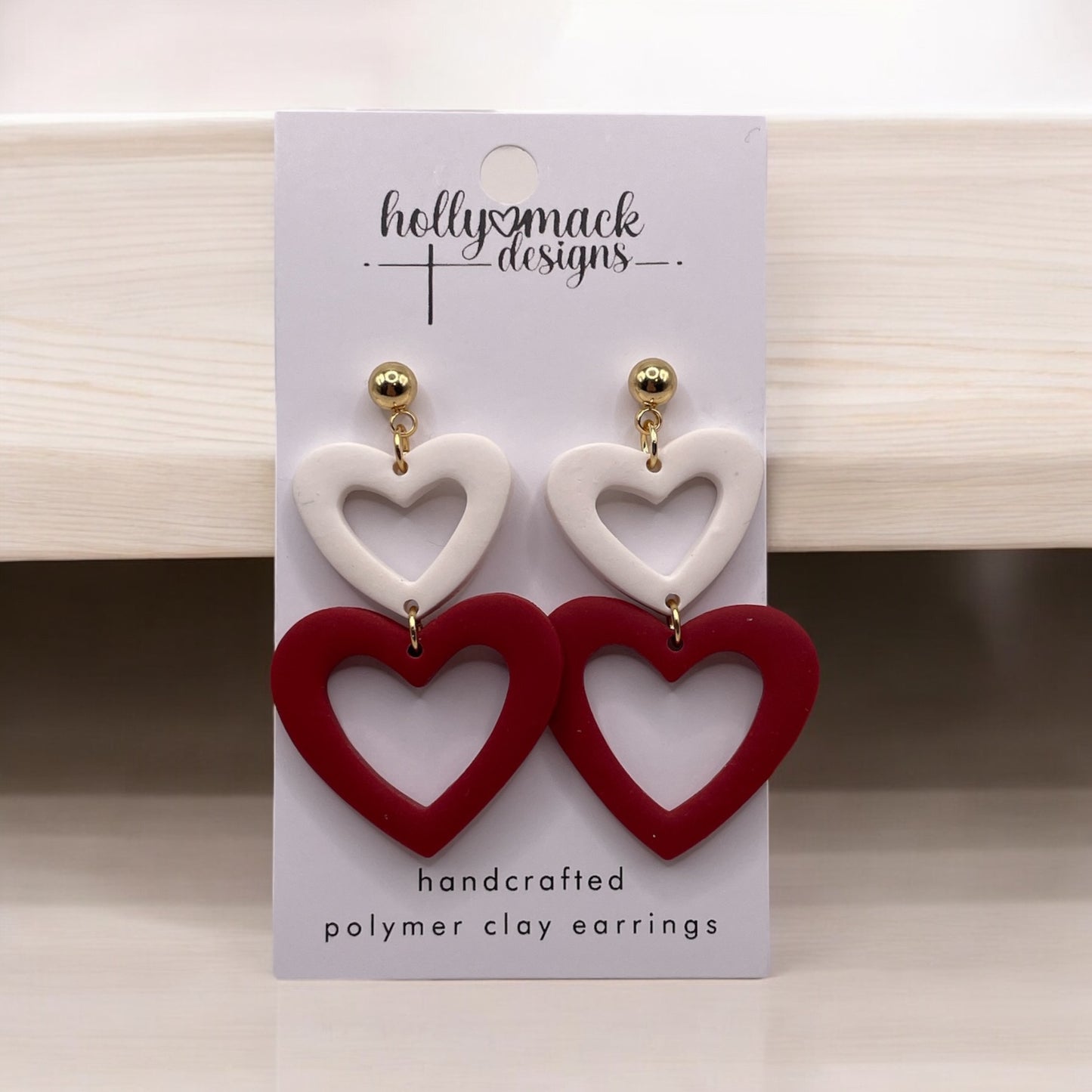 Double Heart Earrings