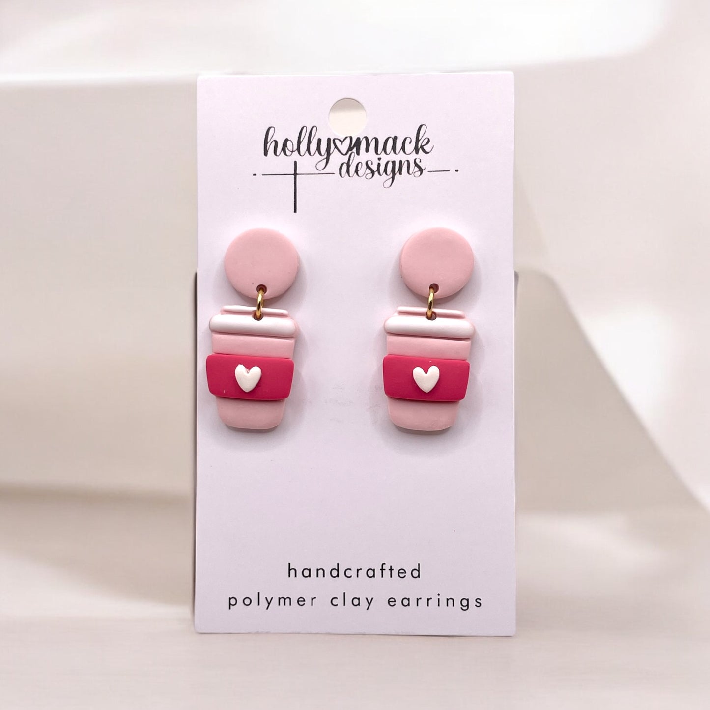 Strawberry Latte Earrings