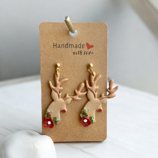 Christmas Reindeer Earrings